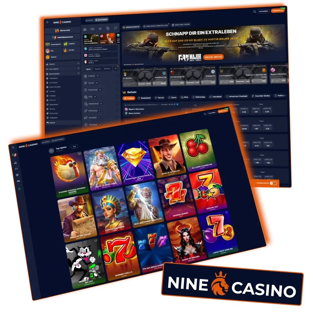 Nine Casino als führende Plattform im globalen iGaming-Markt.